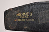 Authentic HERMES Constance Enamel Leather Belt Size 95cm 37.4" Black 3026J