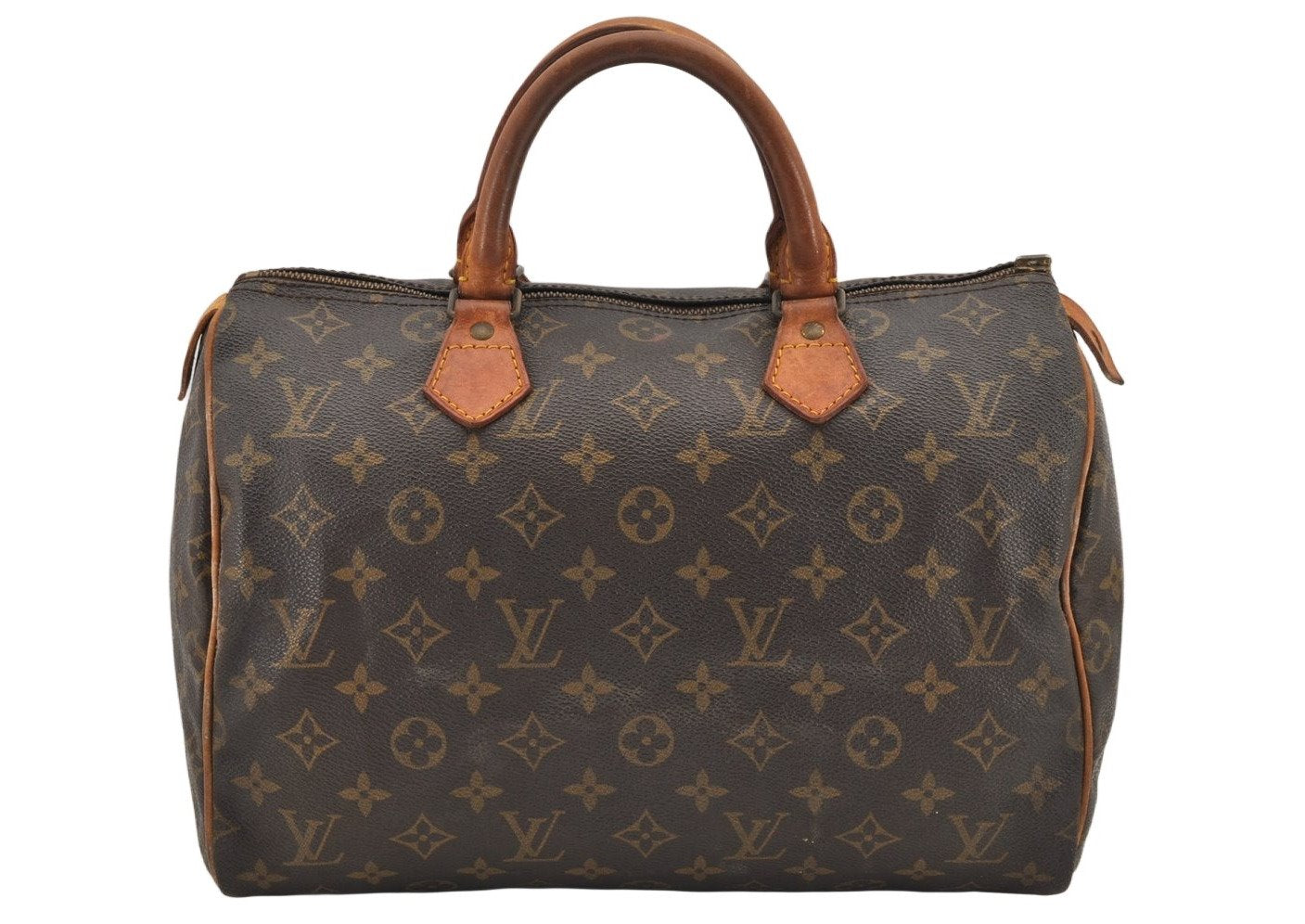 Authentic Louis Vuitton Monogram Speedy 30 Hand Boston Bag M41526 Junk 3026K