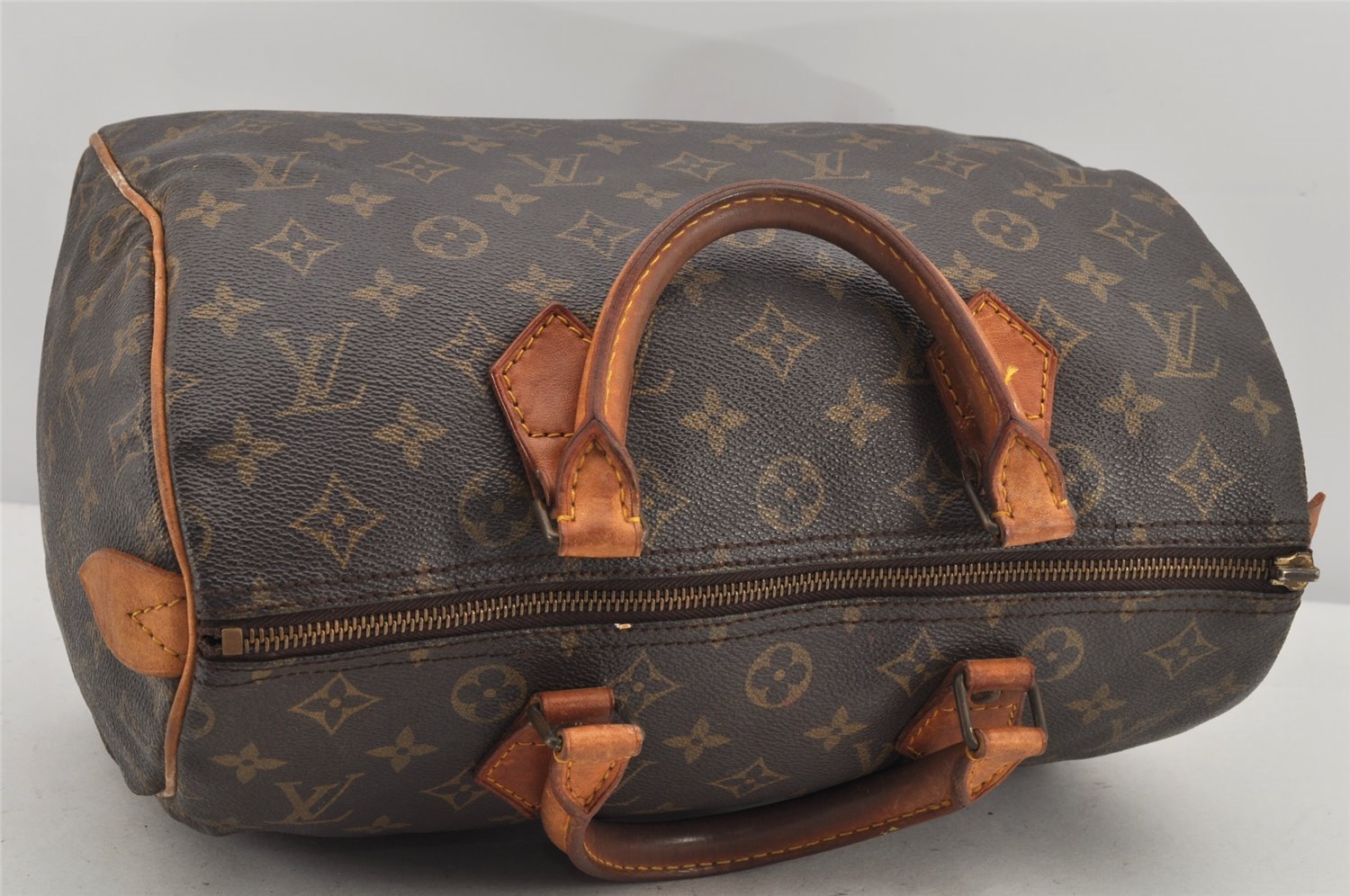 Authentic Louis Vuitton Monogram Speedy 30 Hand Boston Bag M41526 Junk 3026K