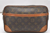 Authentic Louis Vuitton Monogram Compiegne 28 Clutch Hand Bag M51845 LV 3027K