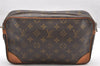 Authentic Louis Vuitton Monogram Compiegne 28 Clutch Hand Bag M51845 LV 3027K