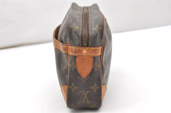 Authentic Louis Vuitton Monogram Compiegne 28 Clutch Hand Bag M51845 LV 3027K