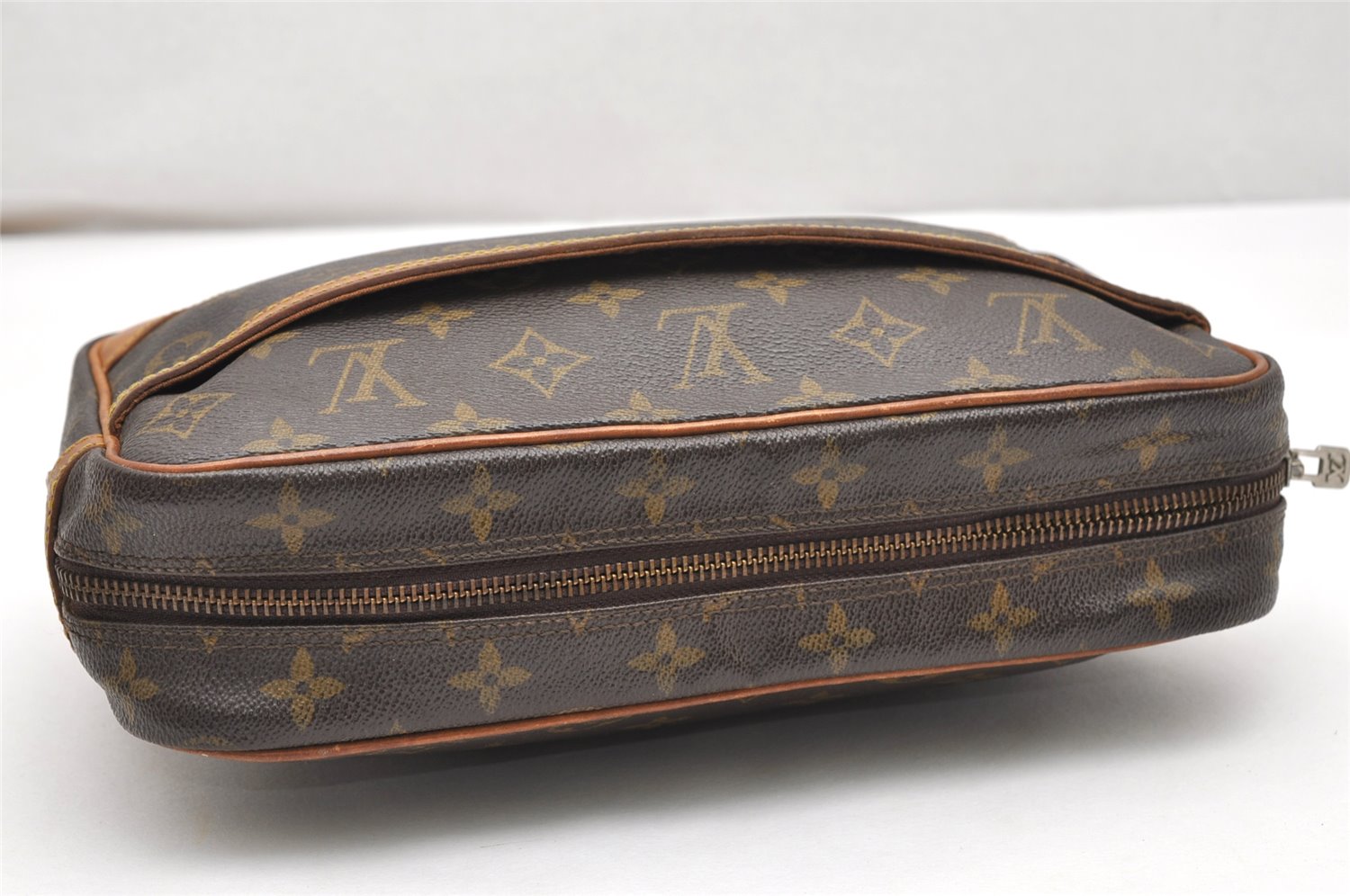 Authentic Louis Vuitton Monogram Compiegne 28 Clutch Hand Bag M51845 LV 3027K
