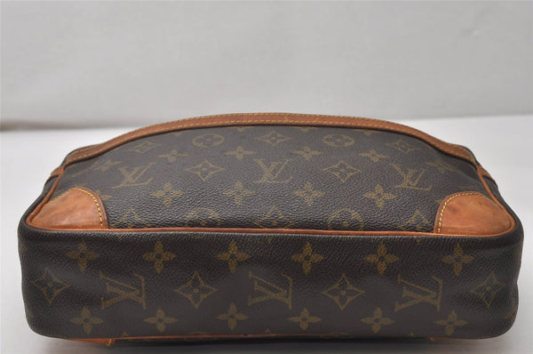 Authentic Louis Vuitton Monogram Compiegne 28 Clutch Hand Bag M51845 LV 3027K