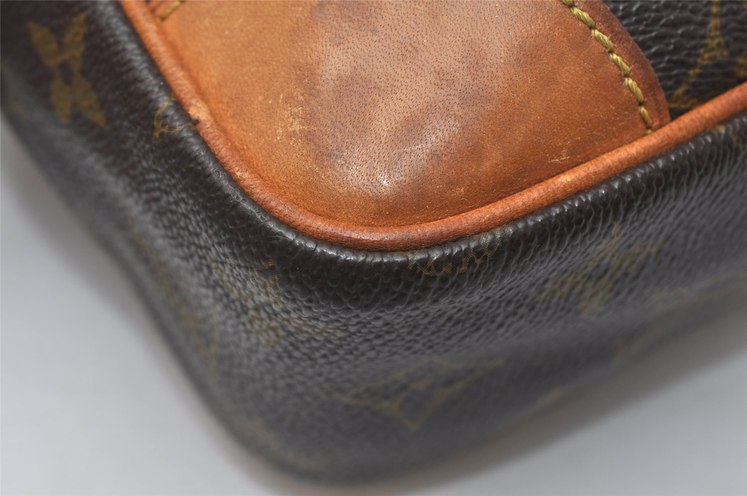 Authentic Louis Vuitton Monogram Compiegne 28 Clutch Hand Bag M51845 LV 3027K