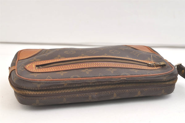 Authentic Louis Vuitton Monogram Marly Dragonne GM M51825 Clutch Bag Junk 3028K