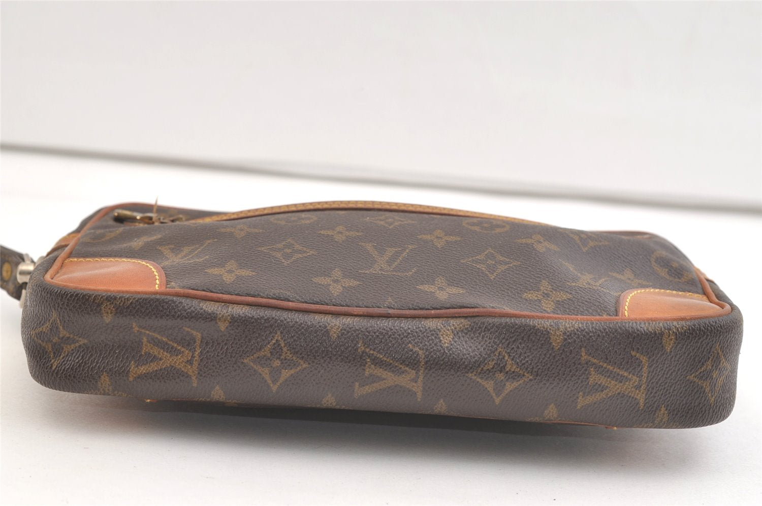 Authentic Louis Vuitton Monogram Marly Dragonne GM M51825 Clutch Bag Junk 3028K