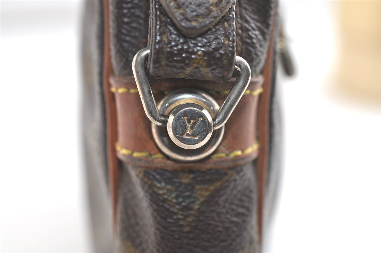 Authentic Louis Vuitton Monogram Marly Dragonne GM M51825 Clutch Bag Junk 3028K