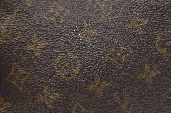 Authentic Louis Vuitton Monogram Marly Dragonne GM M51825 Clutch Bag Junk 3028K