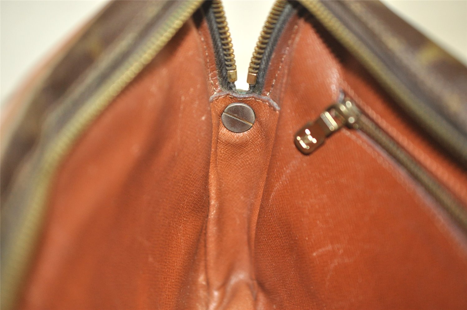 Authentic Louis Vuitton Monogram Marly Dragonne GM M51825 Clutch Bag Junk 3028K