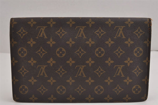 Authentic Louis Vuitton Monogram Chaillot Clutch Bag M51788 LV 3029J