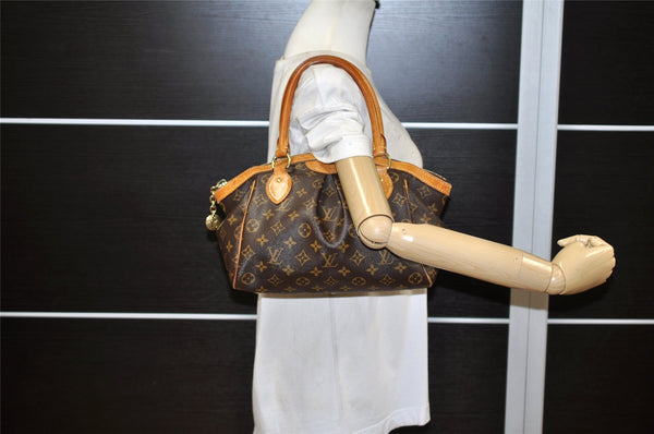 Authentic Louis Vuitton Monogram Tivoli PM Hand Tote Bag Purse M40143 LV 3029K