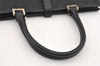 Authentic GUCCI Jackie Shoulder Tote Bag GG Canvas Leather 0021064 Black 3030J
