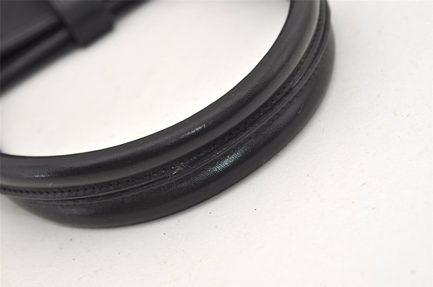 Authentic GUCCI Jackie Shoulder Tote Bag GG Canvas Leather 0021064 Black 3030J