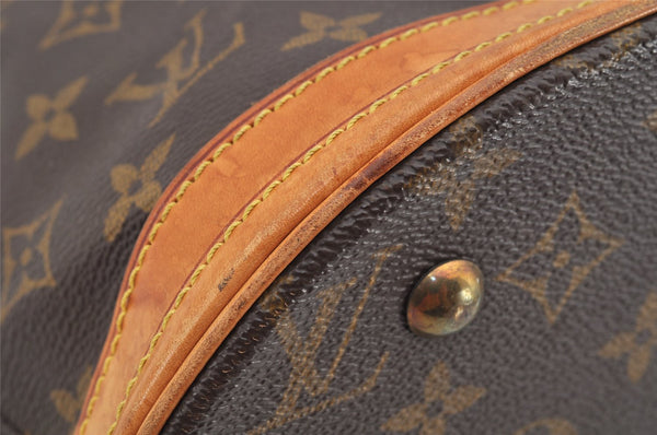 Authentic Louis Vuitton Monogram Bucket PM Shoulder Tote Bag M42238 LV 3030K