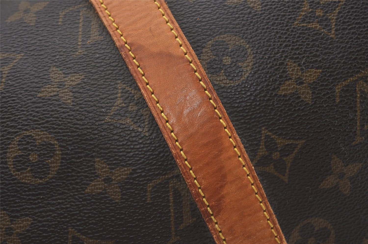 Authentic Louis Vuitton Monogram Keepall Bandouliere 45 M41418 Boston Bag 3031I
