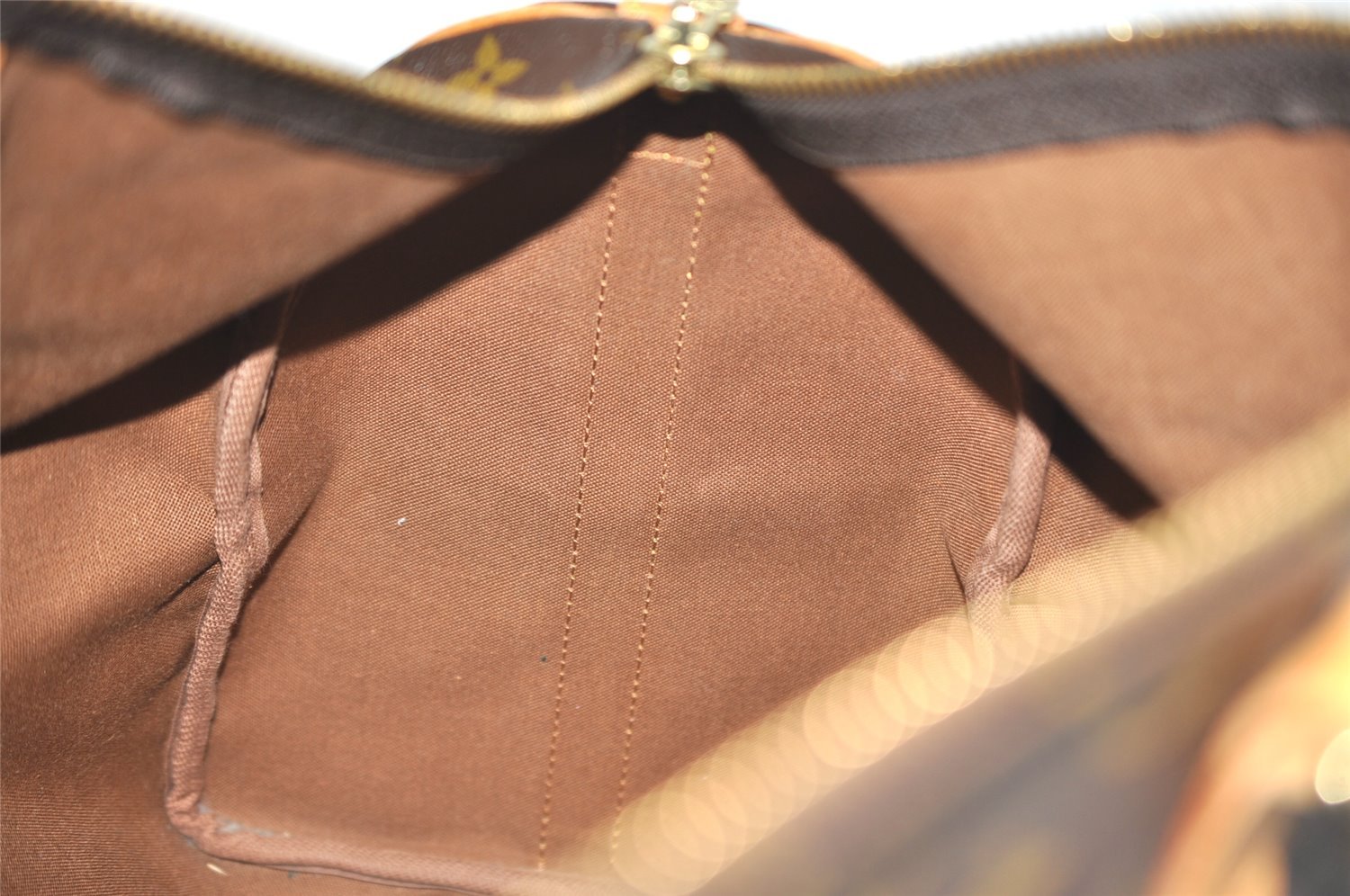 Authentic Louis Vuitton Monogram Keepall Bandouliere 45 M41418 Boston Bag 3031I