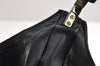 Authentic GUCCI Shoulder Hand Bag Purse Nylon Leather 0013767 Black 3031J