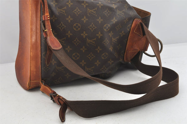 Authentic Louis Vuitton Monogram Montsouris GM Backpack M51135 LV Junk 3031K