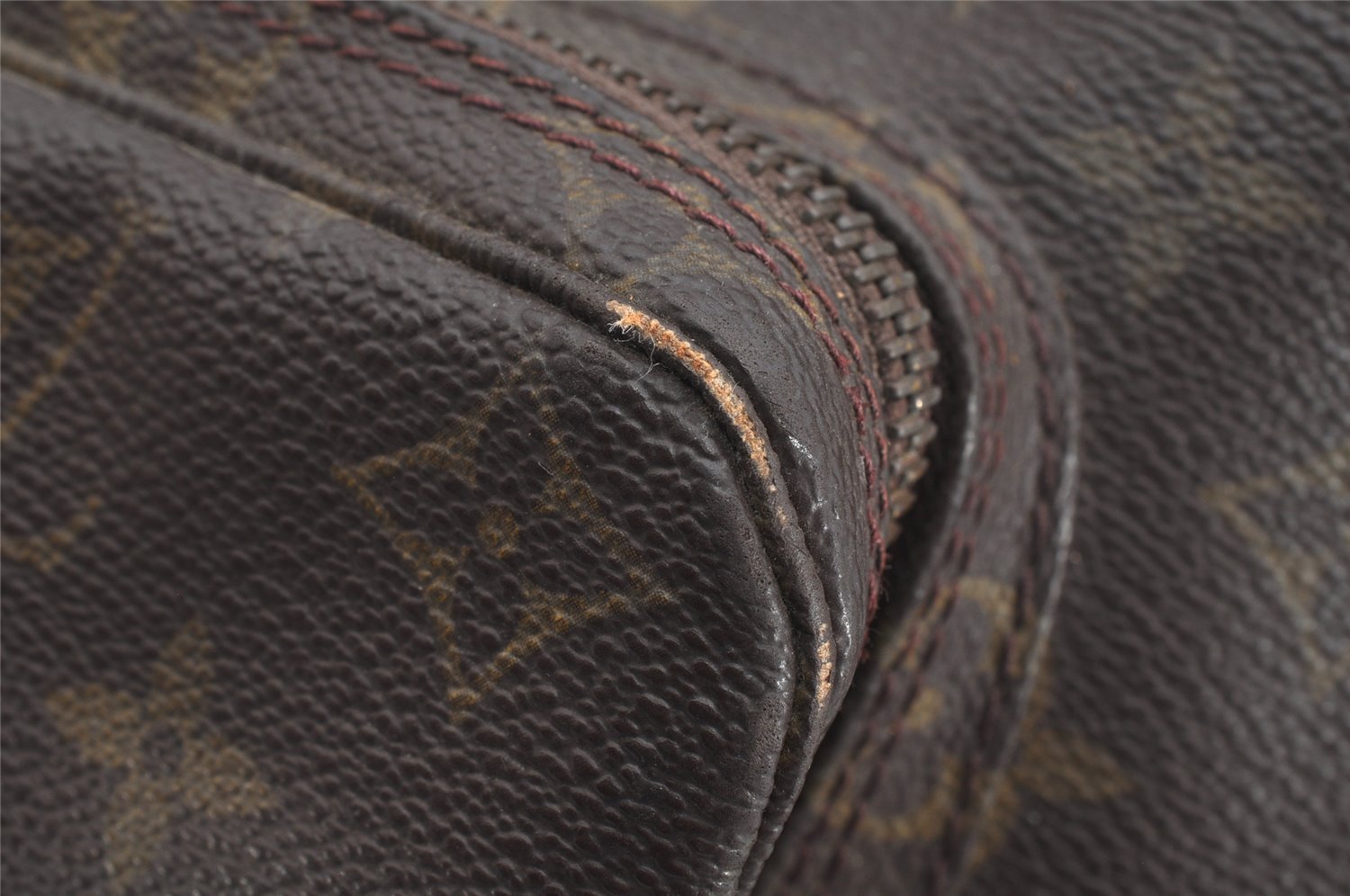 Authentic Louis Vuitton Monogram Montsouris GM Backpack M51135 LV Junk 3031K