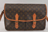 Authentic Louis Vuitton Monogram Gibeciere GM Shoulder Cross Bag M42246 LV 3032K