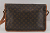 Authentic Louis Vuitton Monogram Gibeciere GM Shoulder Cross Bag M42246 LV 3032K
