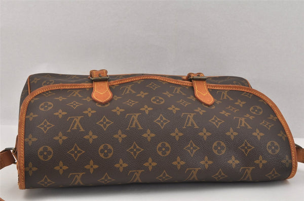 Authentic Louis Vuitton Monogram Gibeciere GM Shoulder Cross Bag M42246 LV 3032K