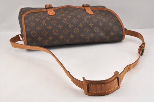 Authentic Louis Vuitton Monogram Gibeciere GM Shoulder Cross Bag M42246 LV 3032K