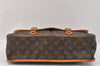 Authentic Louis Vuitton Monogram Gibeciere GM Shoulder Cross Bag M42246 LV 3032K