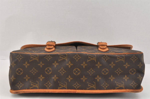 Authentic Louis Vuitton Monogram Gibeciere GM Shoulder Cross Bag M42246 LV 3032K