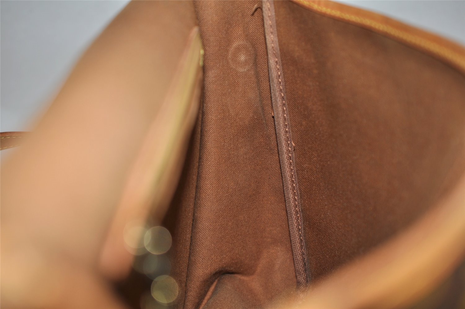 Authentic Louis Vuitton Monogram Gibeciere GM Shoulder Cross Bag M42246 LV 3032K