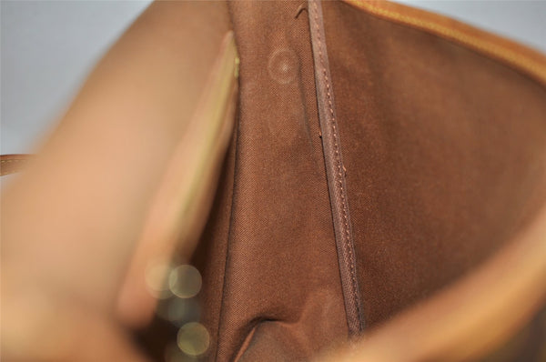 Authentic Louis Vuitton Monogram Gibeciere GM Shoulder Cross Bag M42246 LV 3032K