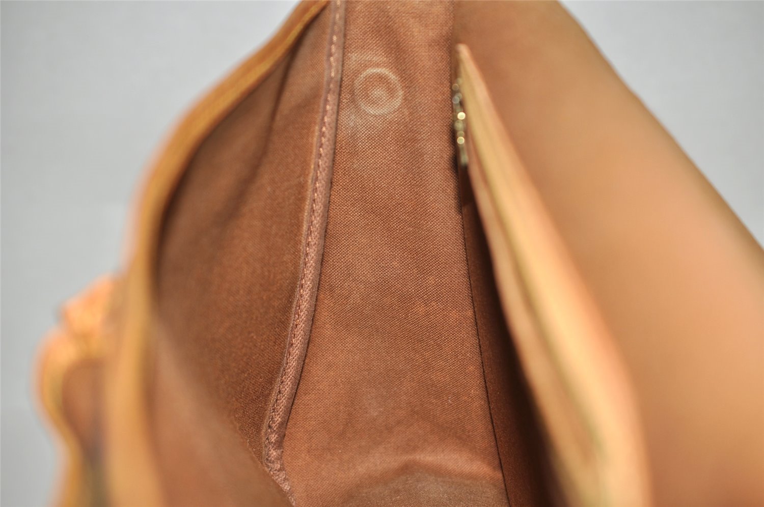 Authentic Louis Vuitton Monogram Gibeciere GM Shoulder Cross Bag M42246 LV 3032K