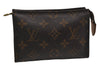 Authentic Louis Vuitton Monogram Poche Toilette 15 M47546 Cosmetics Pouch 3033J