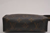 Authentic Louis Vuitton Monogram Poche Toilette 15 M47546 Cosmetics Pouch 3033J