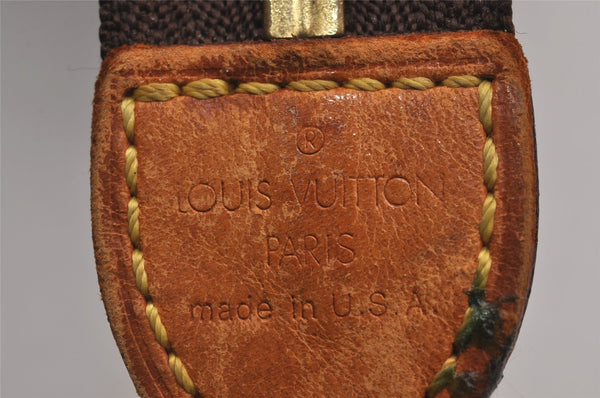 Authentic Louis Vuitton Monogram Poche Toilette 15 M47546 Cosmetics Pouch 3033J