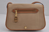 Authentic Christian Dior Shoulder Cross Body Bag Canvas Leather Beige 3034J