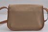 Authentic Christian Dior Shoulder Cross Body Bag Canvas Leather Beige 3034J