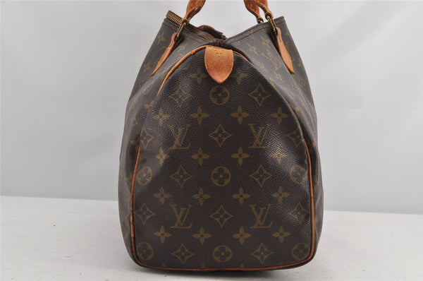 Authentic Louis Vuitton Monogram Speedy 35 Hand Boston Bag Old Model Junk 3034K