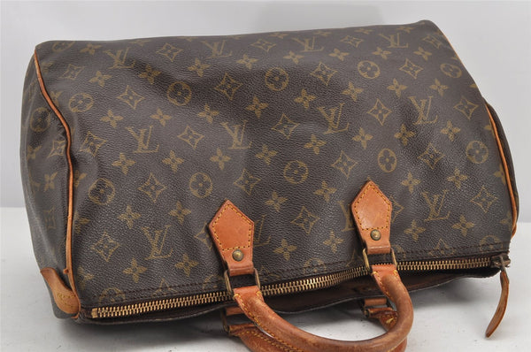 Authentic Louis Vuitton Monogram Speedy 35 Hand Boston Bag Old Model Junk 3034K