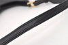 Authentic GUCCI Shoulder Bag Purse Canvas Leather 0014129 Black 3035J