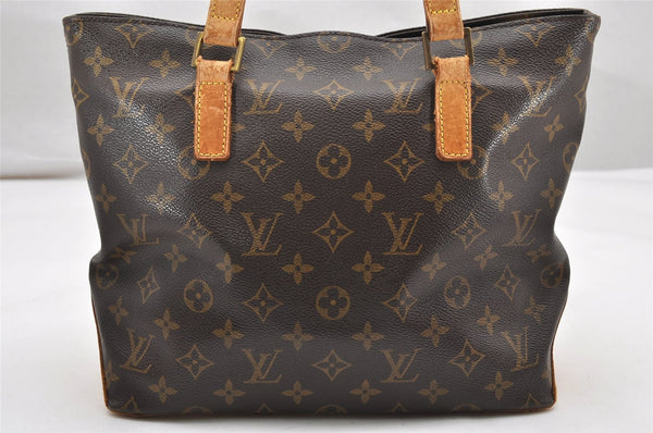 Authentic Louis Vuitton Monogram Cabas Piano Shoulder Tote Bag M51148 Junk 3035K