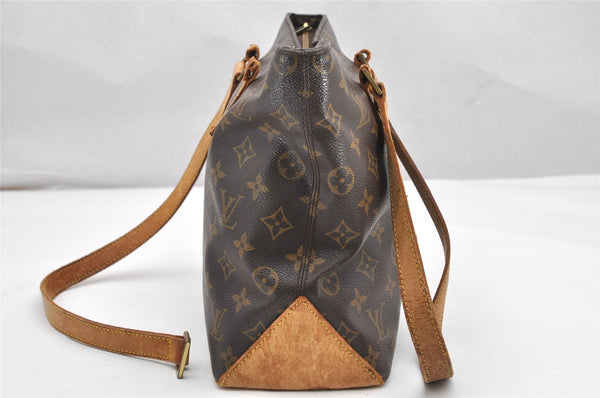 Authentic Louis Vuitton Monogram Cabas Piano Shoulder Tote Bag M51148 Junk 3035K