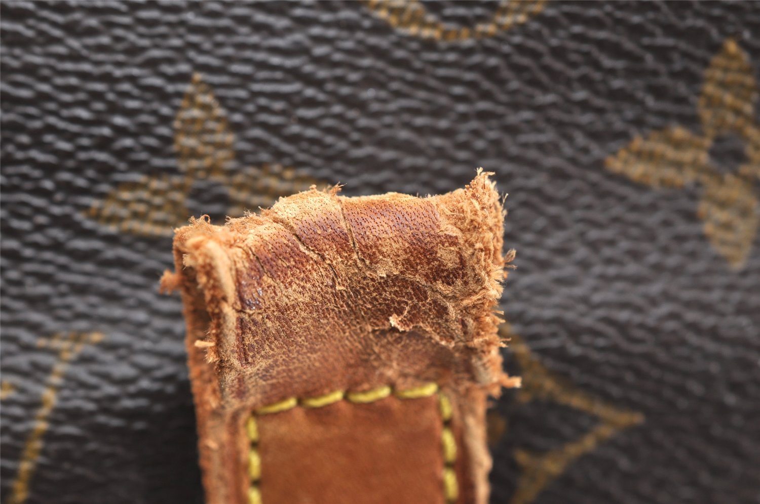 Authentic Louis Vuitton Monogram Cabas Piano Shoulder Tote Bag M51148 Junk 3035K