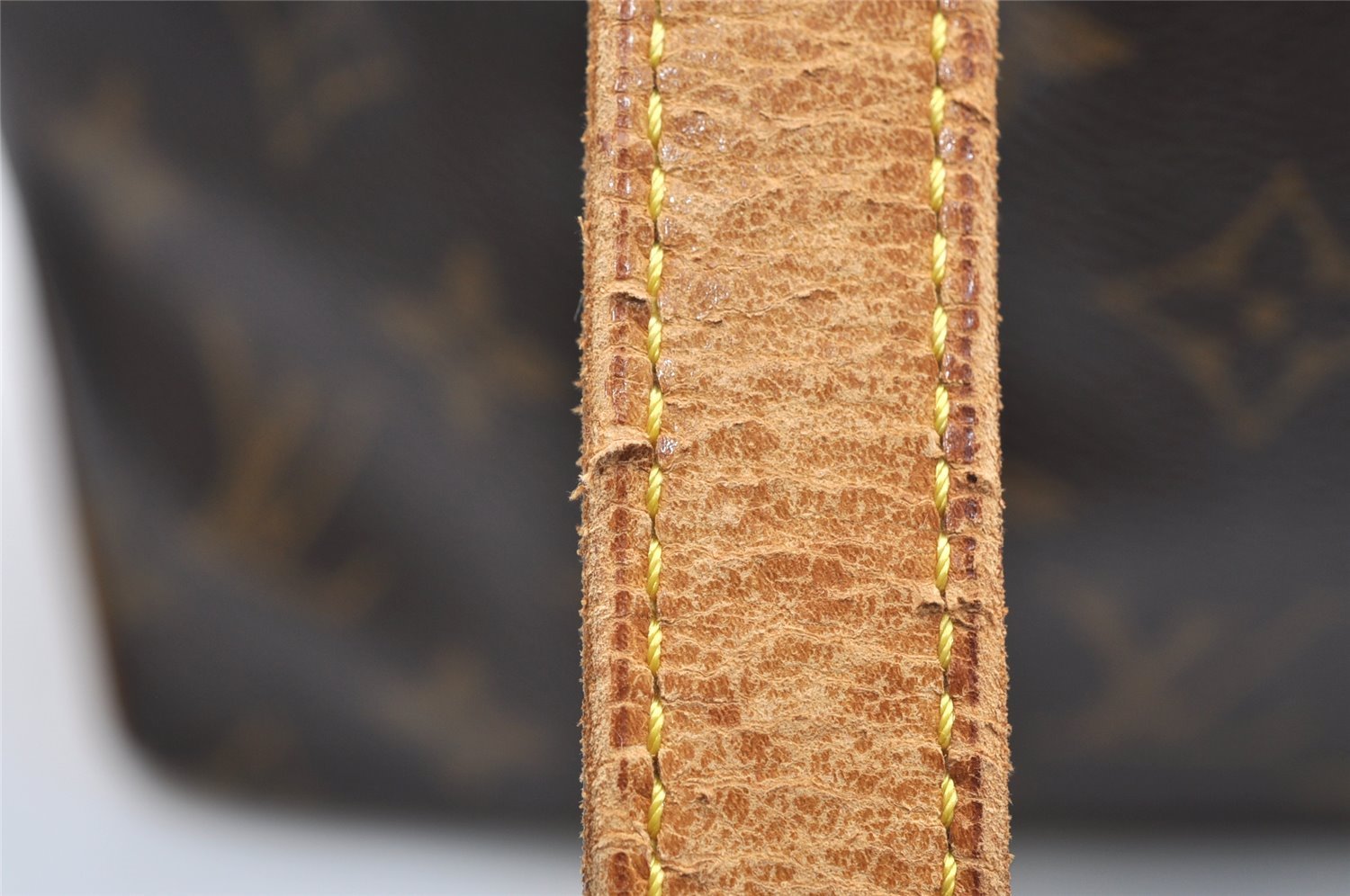 Authentic Louis Vuitton Monogram Cabas Piano Shoulder Tote Bag M51148 Junk 3035K