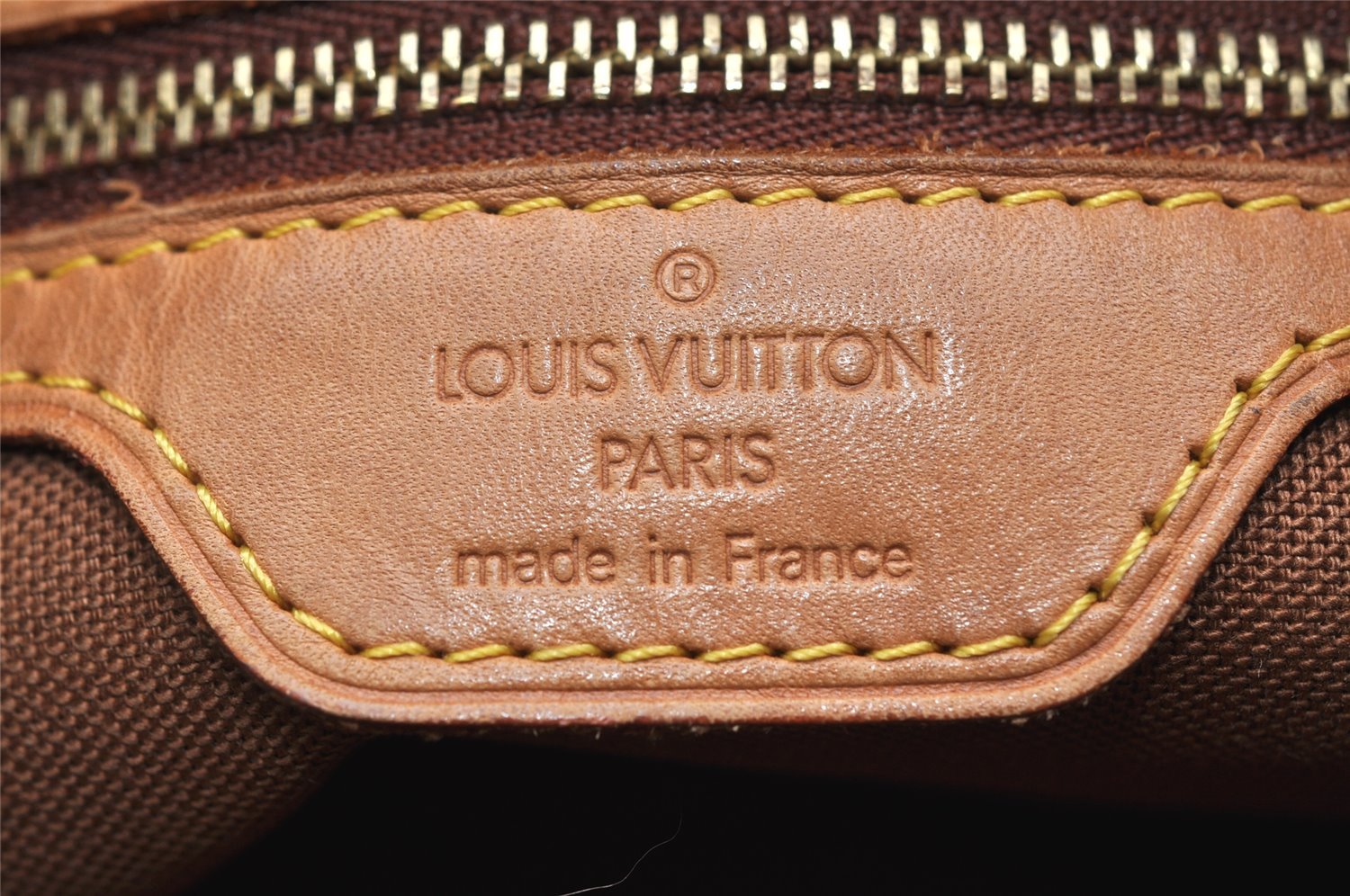 Authentic Louis Vuitton Monogram Cabas Piano Shoulder Tote Bag M51148 Junk 3035K