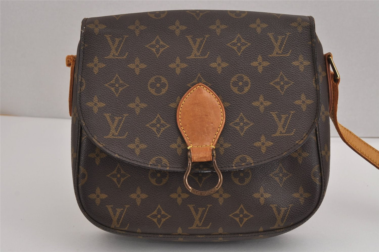 Authentic Louis Vuitton Monogram Saint Cloud GM M51242 Shoulder Bag Junk 3036J