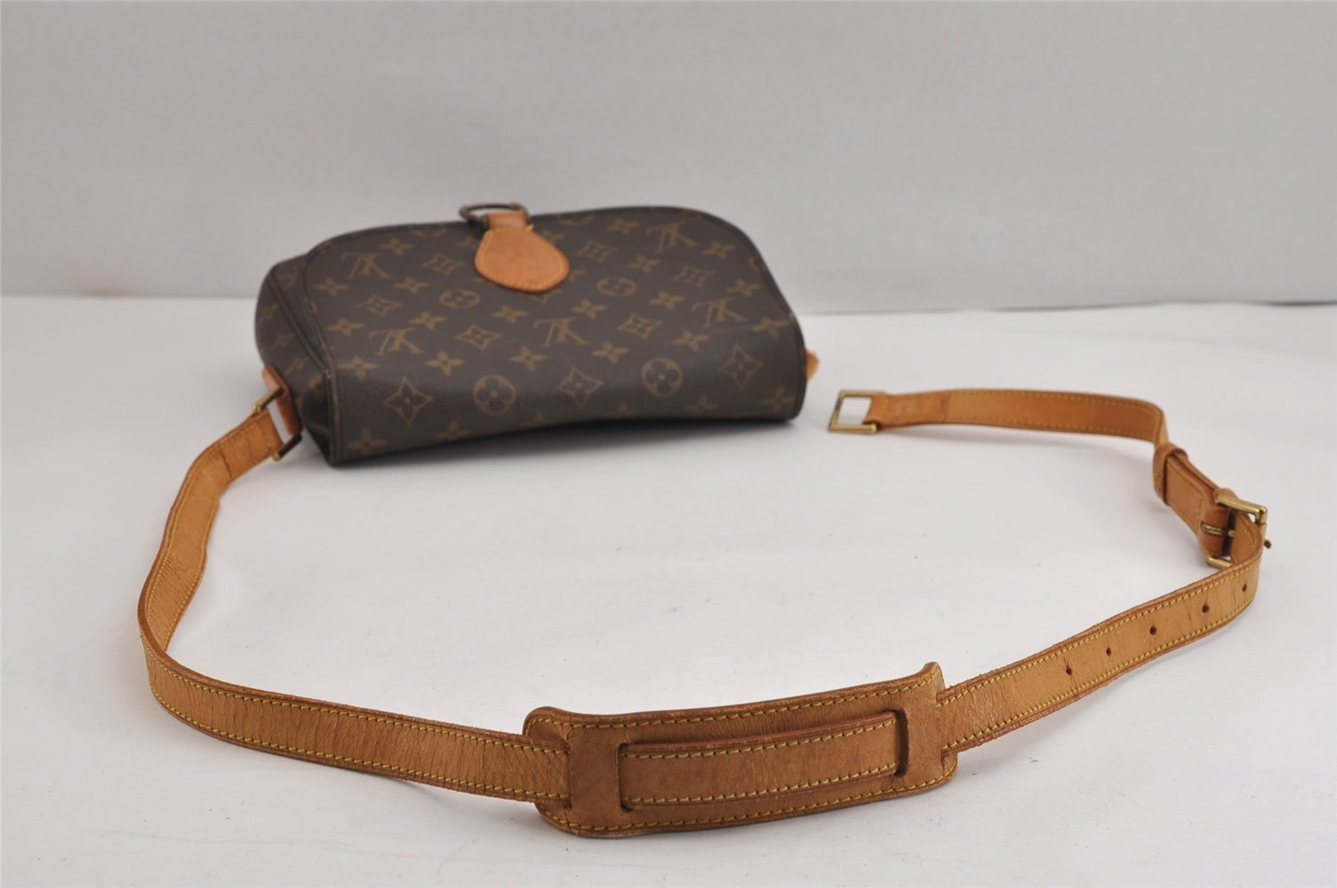 Authentic Louis Vuitton Monogram Saint Cloud GM M51242 Shoulder Bag Junk 3036J