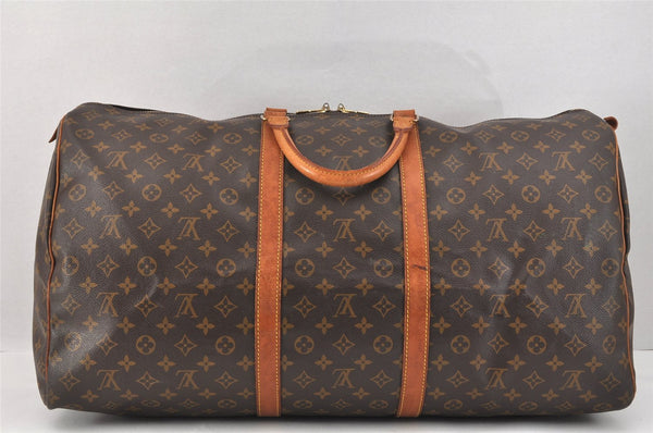 Authentic Louis Vuitton Monogram Keepall 60 Travel Boston Bag M41422 LV 3036K