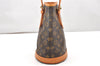Authentic Louis Vuitton Monogram Bucket PM Shoulder Tote Bag M42238 Junk 3037K